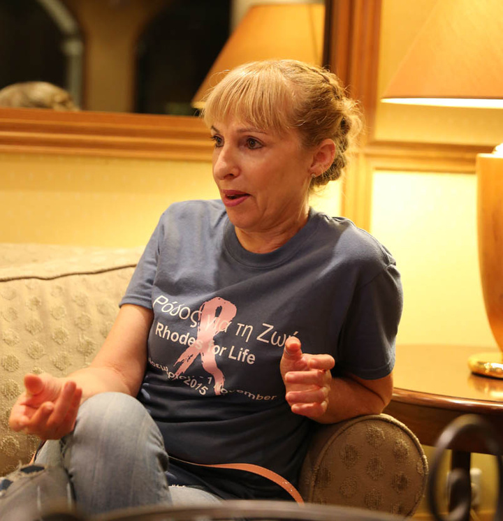 Η κ. Λιάνα Σουλούνια μίλησε για τον καρκίνο του μαστού και την ανάγκη απόκτησης του υπερηχοτομογράφου για το Νοσοκομείο της Ρόδου