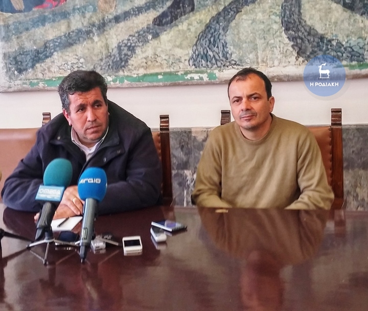 Από αριστερά ο κ. Μπακίρης και ο κ. Ντελλάκης 