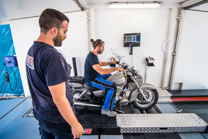 Τεχνικός έλεγχος σε κινητή μονάδα moto