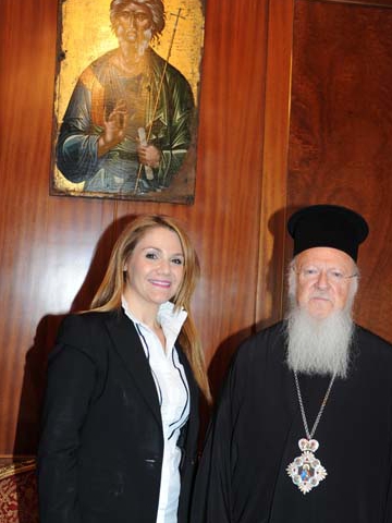 Ο Πατριάρχης δέχθηκε σε ακρόαση τη Μ. Ιατρίδη