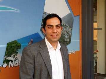 Με τον Γιώργο Χατζημάρκο, ο Βαγγέλης Χατζηαντωνίου