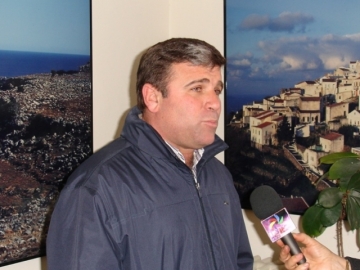 Ο Τάσος Σπανός με τον Χατζή Χατζηευθυμίου