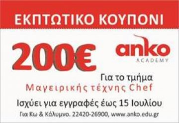 Επιδότηση 200€ για σπουδές στα πιο περιζήτητα Επαγγέλματα,  απο την  Anko academy! 2 τελευταίες ημέρες προσφορών έως 15 Ιουλίου!