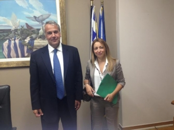 Συνάντηση με τον Υπουργό Υγείας είχε η Πρόεδρος της Ένωσης Ξενοδόχων Κω