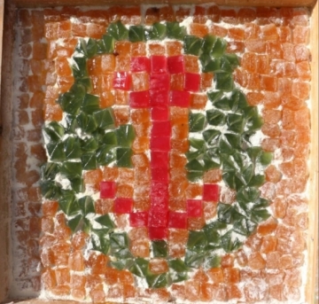 Ψηφιδωτά από 10.000 λουκούμια!