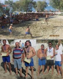 Αλαχούζος-Χαλίκος το ζευγάρι που κέρδισε στο φετινό τουρνουά Beach Volley Καλύμνου