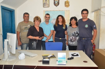Συνάντηση της νεοεκλεγείσας δημάρχου Κάσου με τον διακεκριμμένο Υδρολόγο PierMutin