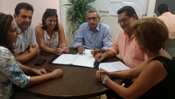 Συνάντηση με την πρόεδρο του ΚΕΚ «Γ. Γεννηματάς» είχε ο Γιώργος Χατζημάρκος