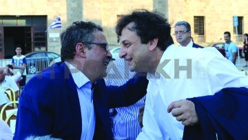 Δεν έκρυβαν τη χαρά τους Περδίκης και Ψυλλάκης