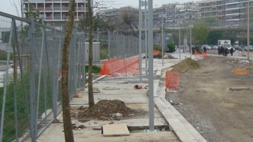 Πεζοδρόμια και δημοτικός  οδικός φωτισμός σε όλο  το νησί της Ρόδου