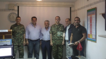 Την άσκηση «Παρμενίων 2014» παρακολούθησε ο αντιπεριφερειάρχης Χ. Κόκκινος