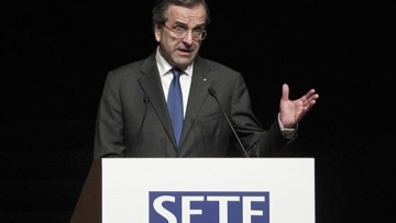 O πρωθυπουργός Αντώνης Σαμαράς επίσημος ομιλητής στο συνέδριο του ΣΕΤΕ