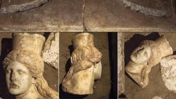 Βρέθηκε εντυπωσιακό κεφάλι Σφίγγας στην Αμφίπολη 
