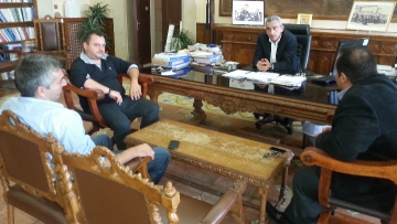 Συνάντηση Περιφερειάρχη κ. Γιώργου Χατζημάρκου  με την Διοίκηση της ΔΕΣ ΡΟΔΑ 