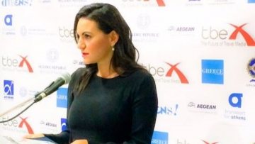 H Όλγα Kεφαλογιάννη στην έκθεση World Travel Market