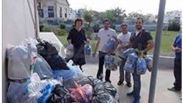 Παράδοση πλαστικών καπακιών στο Σώμα Εθελοντών Σαμαρειτών 