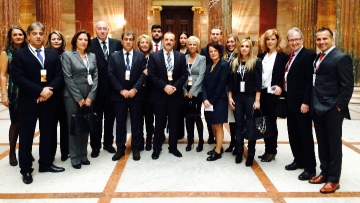 Θερμή υποδοχή στον δήμαρχο Ρόδου από την Αυστριακή πρόεδρο του Κοινοβουλίου
