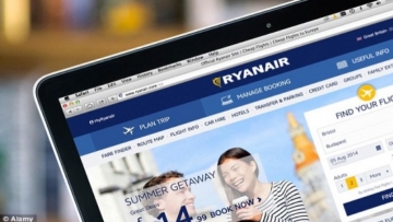 Αποκλειστική συνεργασία Ryanair -Booking.com, φτηνές τιμές σε 550.000 ξενοδοχεία