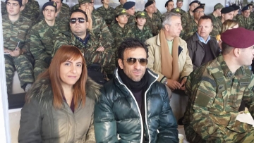 Στη στρατιωτική άσκηση "Λεωνίδας ο Ρόδιος"  η πολιτευτής των Ανεξάρτητων Ελλήνων Μαρία Αγγέλου