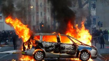 Επεισόδια και 350 συλλήψεις στα γραφεία της ΕΚΤ στην Φρανκφούρτη