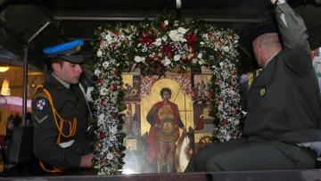 Στην Κοζάνη η εικόνα του Αγίου Φανουρίου