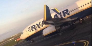 Σύγκρουση αεροσκαφών της Raynair στο αεροδρόμιο του Δουβλίνου