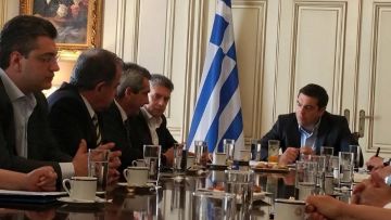 Στο Μέγαρο Μαξίμου αυτή την ώρα ο Γιώργος Χατζημάρκος