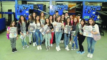 Tα STARάκια του 4ου Γυμνασίου ξεναγήθηκαν στη “Ροδιακή”