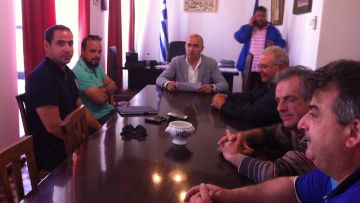 Συναντήσεις εργασίας του δημάρχου Λέρου
