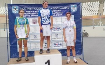 Δις πρωταθλήτρια Ελλάδος στην ποδηλασία η Ροδίτισσα Άννα Μπέντα