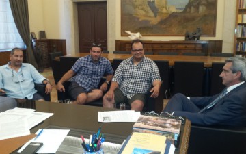 Συνάντηση με τον Περιφερειάρχη Γ. Χατζημάρκο είχε το Δ.Σ. του mypefkos