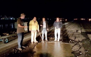 Βλάβες στο διάδρομο του αεροδρομίου Ρόδου