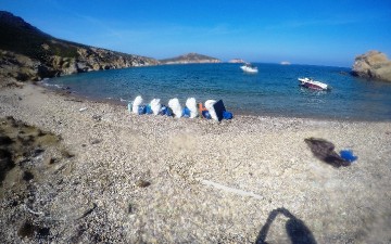 Καθαρισμός των ακτών στην Πάτμο