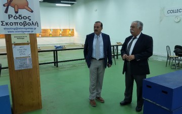 Το σκοπευτήριο της οδού Καποδιστρίου επισκέφθηκε ο δήμαρχος Ρόδου
