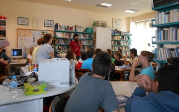 Επίσκεψη του Κέντρου Συγγραφέων και  Μεταφραστών Ρόδου στο Γυμνάσιο Ιαλυσού