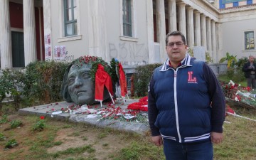 Παρουσία και μήνυμα του Χ. Κόκκινου στις εκδηλώσεις για την 42η Επέτειο Εορτασμού της εξέγερσης του Πολυτεχνείου 