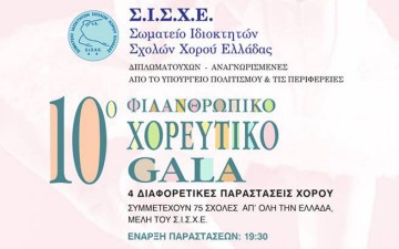 Οι σχολές χορού Μαρί Γκίκα στο 10ο φιλανθρωπικό gala