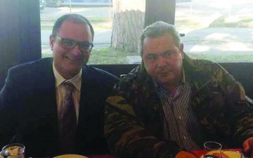 Στα Δωδεκάνησα ο υπουργός  Εθνικής Άμυνας Π. Καμμένος