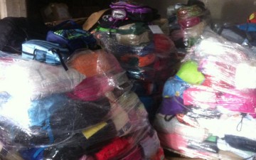 400 σακίδια πλάτης  με είδη πρώτης ανάγκης  για μικρά παιδιά στη Ρόδο