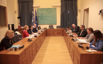Συνάντηση του Νεκτάριου Σαντορινιού με τον Πρέσβη της Ιορδανίας στην Ελλάδα