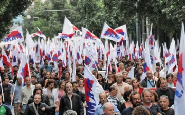Περιοδεία συνδικαλιστών του ΠΑΜΕ