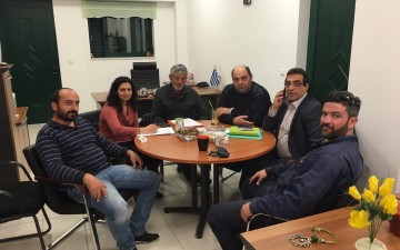 Στη συνεδρίαση της Δημοτικής Κοινότητας Έμπωνα Γ. Πόκκιας και Δ. Τσίκκης