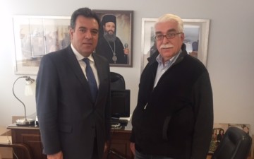 Συνάντηση του Μάνου Κόνσολα με τον Πρόεδρο του ΚΕΕΛΠΝΟ, κ. Γιαννόπουλο