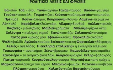 Ροδίτικες λέξεις και φράσεις