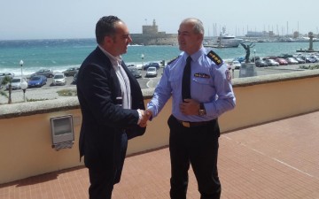 Με τις καλύτερες εντυπώσεις φεύγει ο πύραρχος Β. Κομκοτός