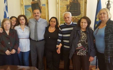 Οι ηλικιωμένοι του ΚΗΦΗ Αγίων Αποστόλων επισκέφτηκαν το Δήμαρχο Ρόδου για ευχές