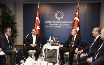 Προσφυγικό και Αιγαίο στη συνάντηση Τσίπρα - Ερντογάν