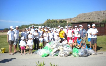 Εθελοντικός καθαρισμός του Ομίλου H hotels σε παραλίες της Ρόδου 