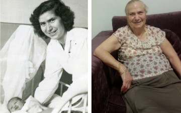 Η κ. Χρυσούλα Ζαγοριανού, η παλιότερη μαία της Ρόδου