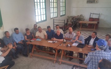 Στη Ρόδο ο Υπουργός Αγροτικής Ανάπτυξης κ. Αποστόλου για τη φωτιά στην Απολακκιά